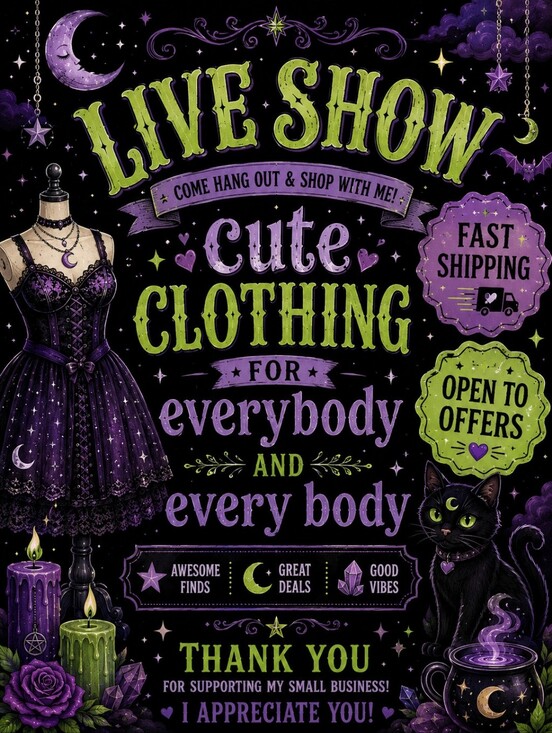 None Other - LIVE SHOW FLYER WITH @Alexcat123@